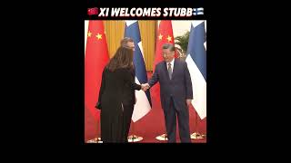 Xi holds welcome ceremony for Finnish president shorts china [upl. by Pallua]