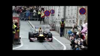 RED BULL amp VETTEL SHOW RUN IN GRAZ AUSTRIA 1122012 [upl. by Imogen81]