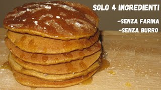 Pancake ai biscotti senza farina Pronti in 1 minuto [upl. by Atiran]