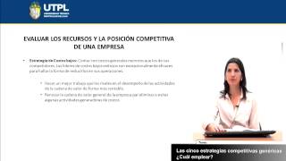 UTPL LAS CINCO ESTRATEGIAS COMPETITIVAS GENÉRICAS ADMINISTRACIÓN ESTRATÉGICA [upl. by Yttig]