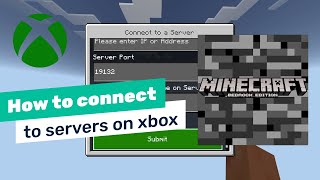 How to join a Minecraft server on Xbox series x  Bedrock [upl. by Alastair200]