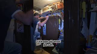 Crack open old amsec gun safe gunsafe crack oldsafe amsec drill safecracking safelockout [upl. by Annawot549]