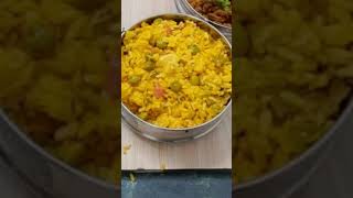 बापरे किती वेळा बोले मी शेव ची भाजी 😂😂youtubeshorts shorts food cooking viral foodie tiffin [upl. by Livvy]