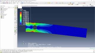 abaqus plasticity bar with plots [upl. by Hightower9]