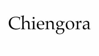 How to Pronounce Chiengora [upl. by Pelligrini50]