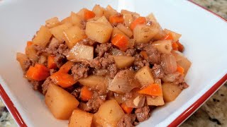 Beef Giniling  Giniling na Baka Recipe  How to cook  Panlasang Pinoy Recipe [upl. by Anialem698]