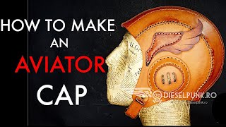 How to Make a Leather Aviator Cap  Tutorial and Pattern Download [upl. by Aven677]