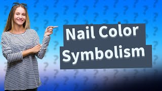 What is the meaning of one nail a different color [upl. by Leehar]