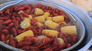 How to boil crawfish Louisiana Cajun crawfish boil [upl. by Aehsat]