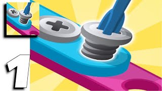 Unscrew Puzzle  Gameplay Part 1 Levels 111 Android iOS [upl. by Iel91]