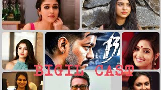 VIJAY NEW MOVIE BIGIL CAST LIST [upl. by Enelrahs887]