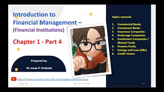 FINANCIAL INSTITUTIONS INTRODUCTION TO FINANCIAL MANAGEMENT PART4  BUSINESS FINANCE [upl. by Chien282]