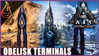 ARK Extinction Obelisk Locations And Terminals [upl. by Kazmirci]