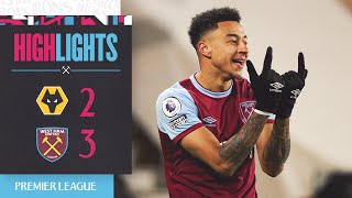 Wolves 23 West Ham  Lingard Scores Spectacular Solo Goal  Premier League Highlights [upl. by Salvay]