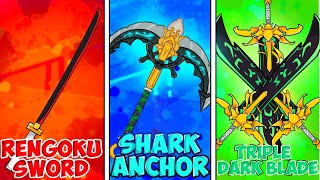 The BEST Swords From EVERY Sea In Bloxfruits [upl. by Saxen169]