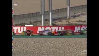 Dennis Foggia amp Deniz Oncu crash in the First lap Moto3 Qatar 2021 [upl. by Dola]