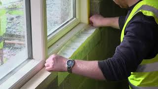 Airtight Window Sealing with Contega Solido SL [upl. by Tterrag433]