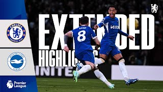 Chelsea 32 Brighton  Highlights  EXTENDED  Premier League 202324 [upl. by Warford]