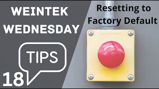 18 How to reset an HMI or restore the default settings [upl. by Enyalaj566]