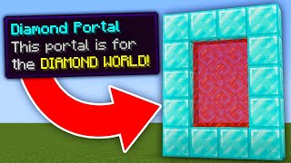 Minecraft But There Are Custom Portals [upl. by Ettenaej]