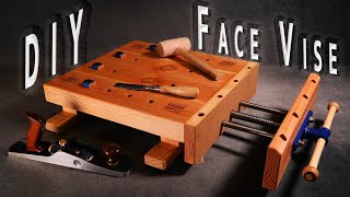 DIY  Mini Work BenchFace Vise For Small Shops [upl. by Newnorb777]