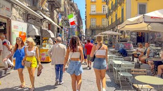 Naples Italy 🇮🇹  July 2024  4K 60fps HDR Walking Tour [upl. by Erdnad663]