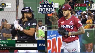 Resumen Águilas Cibaeñas vs Gigantes del Cibao juego de pretemporada 07102024 [upl. by Pogue]