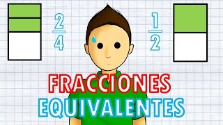 FRACCIONES EQUIVALENTES Super facil [upl. by Kirstin36]