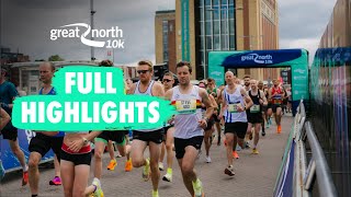 Great North 10k 2022  Highlights [upl. by Vary]