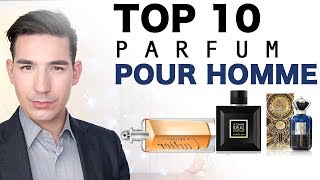 TOP 10 PARFUMS POUR HOMME  BEST PERFUME FOR MEN [upl. by Odnomyar]