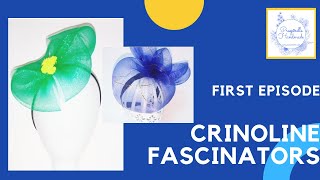 Crinoline Fascinator Making  DIY Fascinator [upl. by Annaihs748]