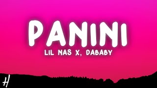 Lil Nas X  Panini Lyrics ft DaBaby [upl. by Whitnell]