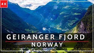 Geirangerfjord 4K UHD  Geirangerfjord Norway 4K  Geirangerfjord 4K Video Cinematic Travel Video [upl. by Arun]