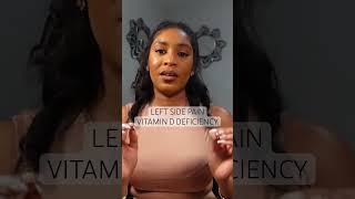 Left side pain from vitamin D deficiency health vitamind leftsidepain lowerbackpain [upl. by Llorre666]