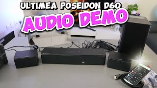 ULTIMEA POSEIDON D60 51 Soundbar Audio Demonstration [upl. by Anaid597]