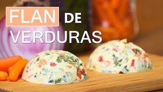 ¡Fácil y en microondas FLAN DE VERDURAS ¡En un abrir y cerrar de ojos [upl. by Tigram]