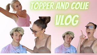 One day with Topper Colie and Alex TikTok challenge Adventure in USA continues [upl. by Liuka388]