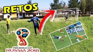 IMITANDO GOLAZOS DEL MUNDIAL RUSIA 2018 CHALLENGE [upl. by Gord477]