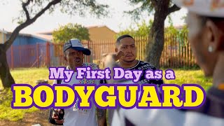 My first day as a bodyguard mzansi comedy comedy funny mzansicomedy soweto [upl. by Gschu]