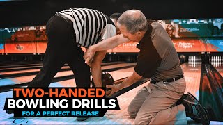 TwoHanded Bowling Drills for a Perfect Release [upl. by Chema]