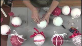 How to Make Five Ornaments in Five Minutes [upl. by Waring146]