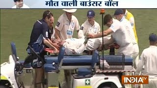 Australian Cricketer Phillip Hughes Dies Being Hit by Ball During Match [upl. by Eelarbed80]