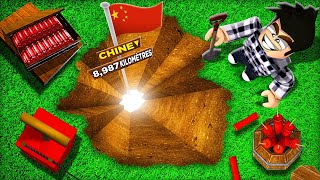 CREUSER JUSQUEN CHINE DANS ROBLOX [upl. by Ylloh]