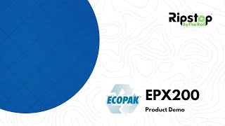 ECOPAK EPX200  Product Demo Video  Challenge Sailcloth [upl. by Lonnie]