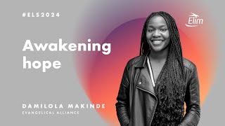 Awakening hope  Damilola Makinde at Elim Leaders Summit 2024 [upl. by Enneite]