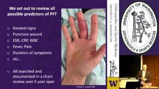 Pyogenic Flexor Tenosynovitis  Orthopaedic and Sports Medicine Grand Rounds [upl. by Orapma]