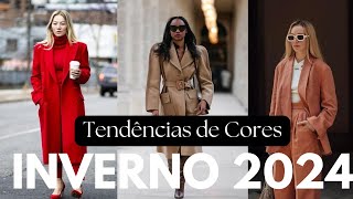 🔴 Tendência de Cores para Looks de Inverno em 2024 Dicas de como se vestir bem no próximo Inverno 🍂 [upl. by Weld]