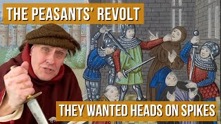 Peasants revolted in 1381 burning records In Cambridge they targeted the University [upl. by Inilahs]