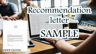 How To Write A Letter of recommendation Template Included [upl. by Ienttirb]