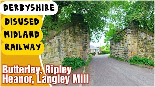 Derbyshire Disused Railway  Butterley Ripley Heanor Langley Mill [upl. by Crandale229]